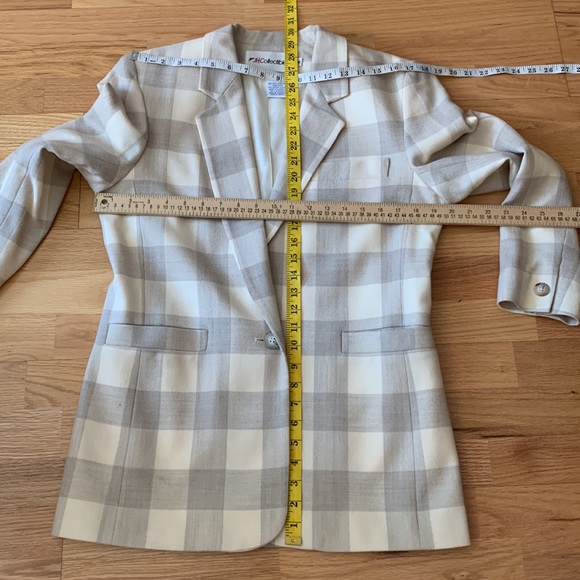 VTG Plaid 2pc pant suit 100% Wool Union made - Picture 14 of 16